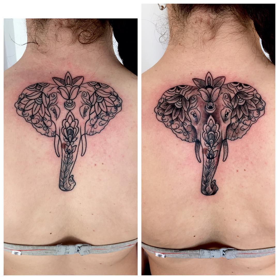 tattoos,tattooshop,tattooartist,tattooedgirls,elephant,elefantemandala,juantabasco,juantabascotattooer,ciudadrealink,customtattoo,oldschool,linner,puntillismo,pultillismoart,ink,inks,inklife,instagood,instadaily,artist,artoftheday,blackandgrey,blancoynegro,blackandwhite,blacktattooart