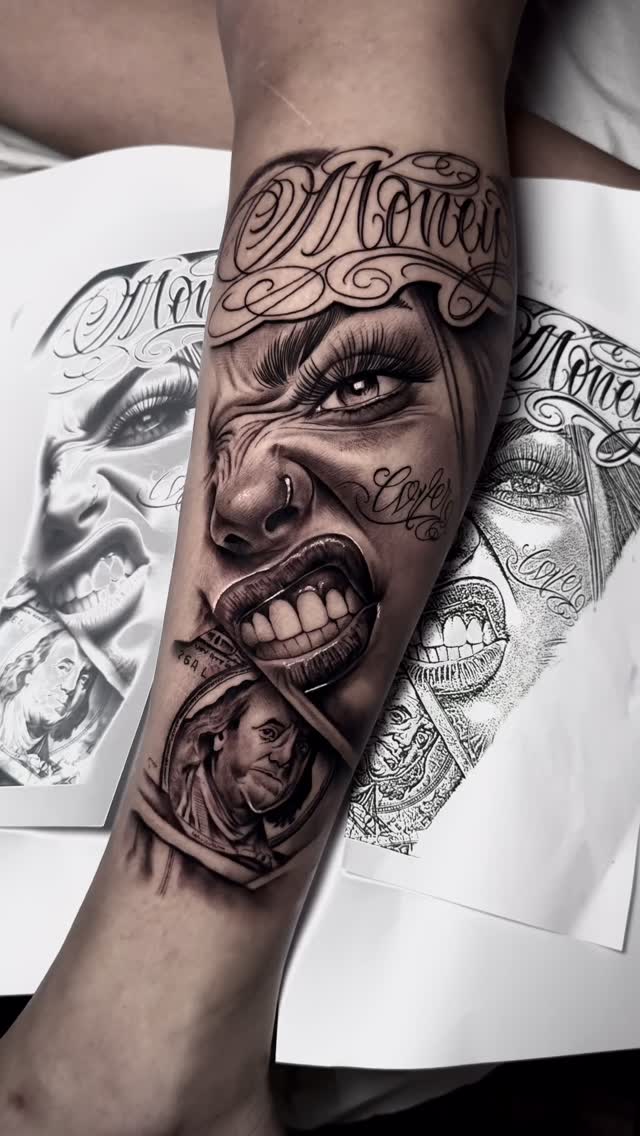 ciudadreal,tatuaje,blackandgreytattoo,realism